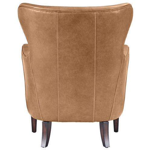 REXINGTON HOME TEGAN COW LEATHER ARMCHAIR