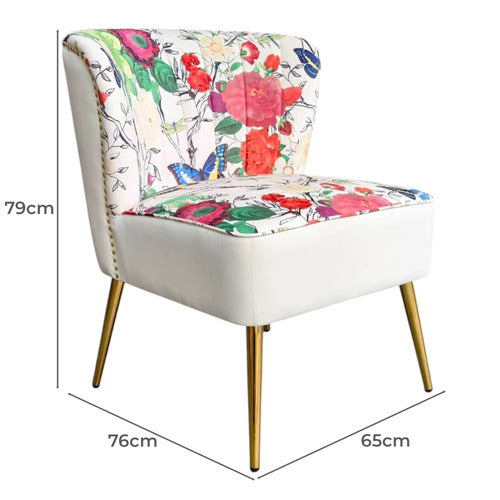 SHIRLEY LANE FURNITURE TERRELL VELVET ACCENT CHAIR