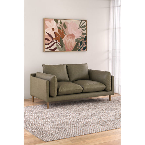TERRY 2 SEATER GENUINE LEATHER SOFA