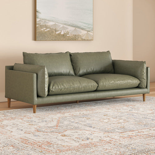 TERRY 3 SEATER GENUINE LEATHER SOFA