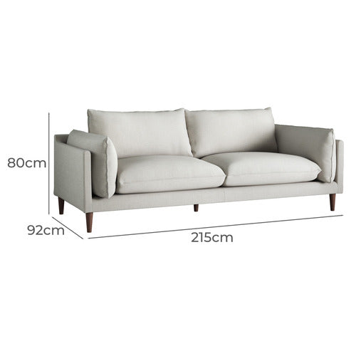 TERRY 3 SEATER UPHOLSTERED SOFA