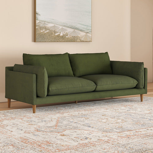 TERRY 3 SEATER VELVET SOFA
