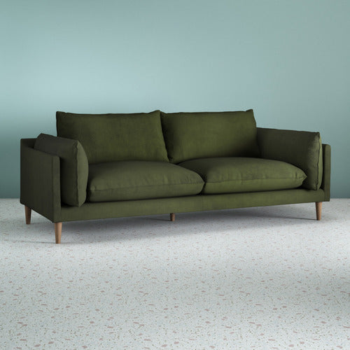 TERRY 3 SEATER VELVET SOFA