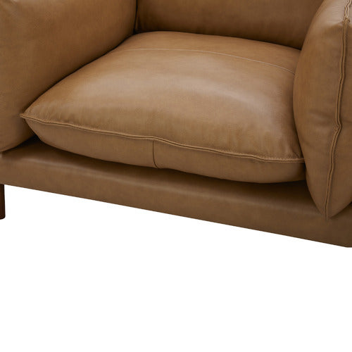 TERRY PREMIUM GENUINE LEATHER ARMCHAIR