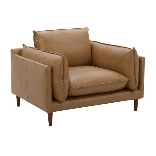 TERRY PREMIUM GENUINE LEATHER ARMCHAIR