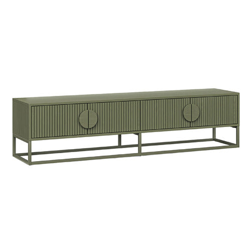 CONTINENTAL DESIGNS TESSA RIPPLE SLATTED TV UNIT