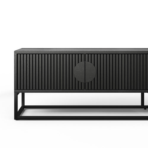 CONTINENTAL DESIGNS TESSA RIPPLE SLATTED TV UNIT