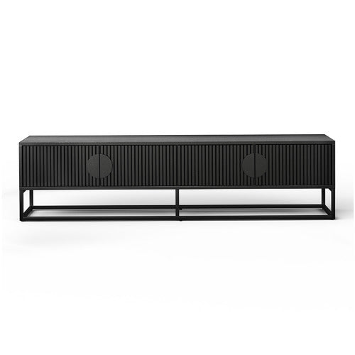 CONTINENTAL DESIGNS TESSA RIPPLE SLATTED TV UNIT