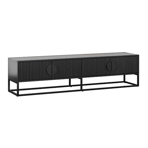 CONTINENTAL DESIGNS TESSA RIPPLE SLATTED TV UNIT