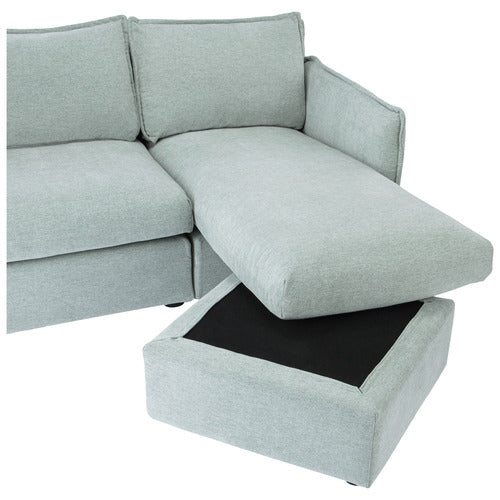 THEA 3 SEATER SOFA WITH REVERSIBLE CHAISE