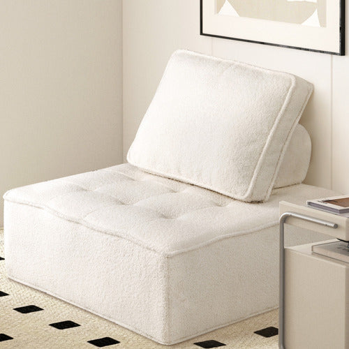 LIVING FUSION THESEUS BOUCLE ADJUSTABLE ACCENT CHAIR