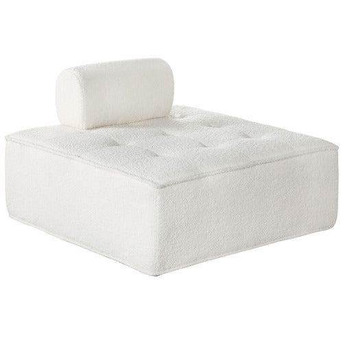 LIVING FUSION THESEUS BOUCLE ADJUSTABLE ACCENT CHAIR