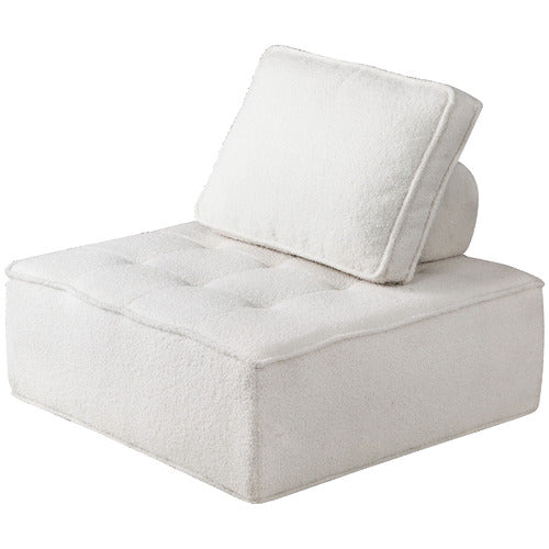 LIVING FUSION THESEUS BOUCLE ADJUSTABLE ACCENT CHAIR