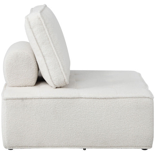LIVING FUSION THESEUS BOUCLE ADJUSTABLE ACCENT CHAIR