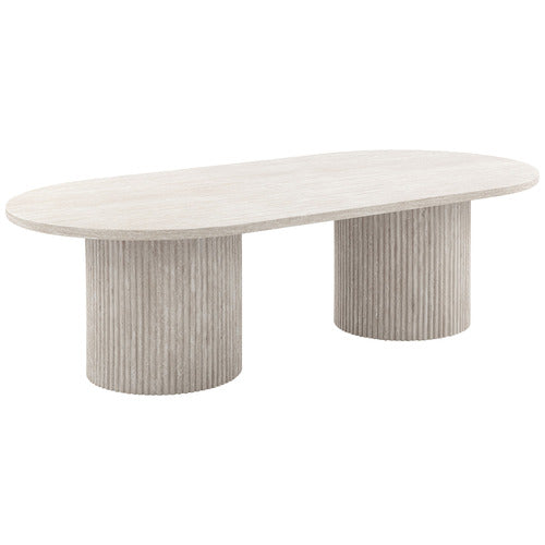 TILLY TRAVERTINE-LOOK COFFEE TABLE