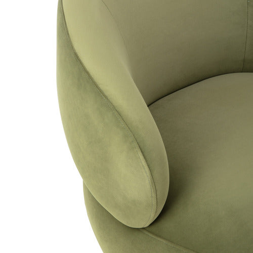 TILLY VELVET SWIVEL ARMCHAIR