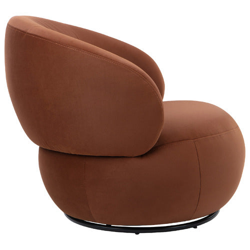 TILLY VELVET SWIVEL ARMCHAIR