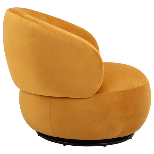 TILLY VELVET SWIVEL ARMCHAIR