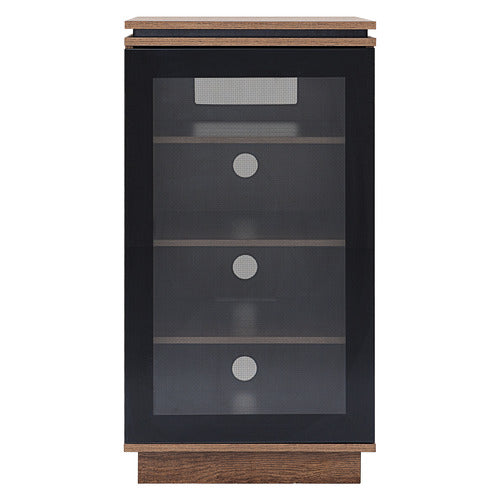 MONUMENT FURNITURE IR-FRIENDLY ENCLOSED HI-FI GLASS-TOP RACK