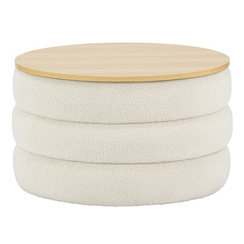 TOBY TEDDY STORAGE OTTOMAN/COFFEE TABLE