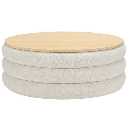 TOBY TEDDY STORAGE OTTOMAN/COFFEE TABLE
