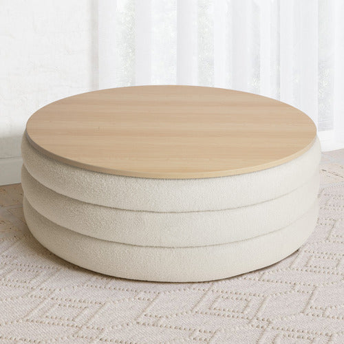 TOBY TEDDY STORAGE OTTOMAN/COFFEE TABLE