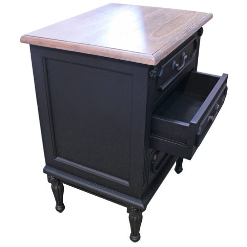 CARRINGTON FURNITURE TOULOUSE 3 DRAWER BEDSIDE TABLE