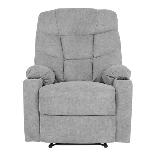 LIVING FUSION TOWSON UPHOLSTERED MASSAGE RECLINER ARMCHAIR