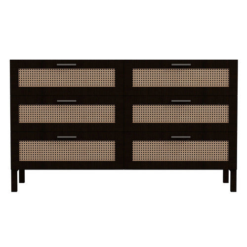 CHISWICK LIVING SENNA RATTAN 6 DRAWER CHEST