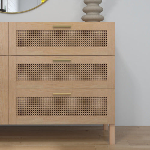 CHISWICK LIVING SENNA RATTAN 6 DRAWER CHEST