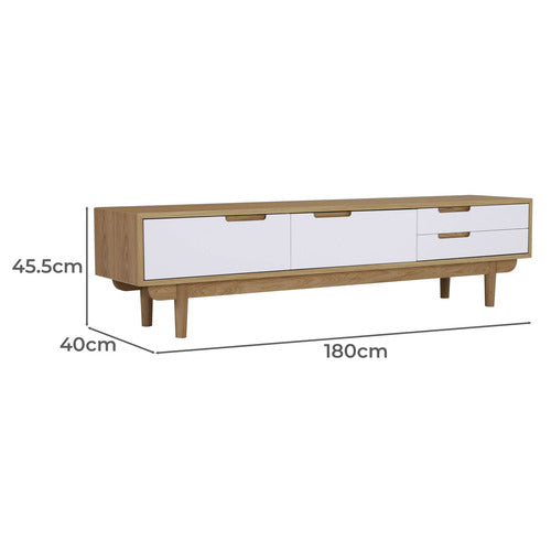INNOVA STUDIO TRISTAN 2 DRAWER ENTERTAINMENT UNIT