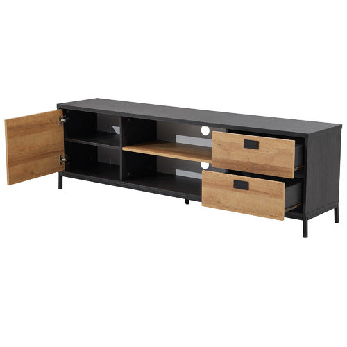 MIKASA FURNITURE 2 TONE FLEUR ENTERTAINMENT UNIT