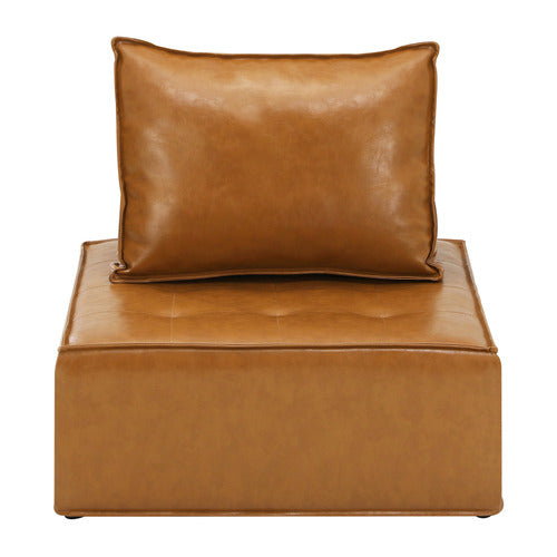 LIVING FUSION VALERI ARMLESS LOUNGE CHAIR