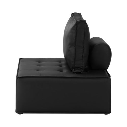 LIVING FUSION VALERI ARMLESS LOUNGE CHAIRS (SET OF 2)