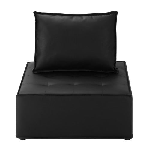 LIVING FUSION VALERI ARMLESS LOUNGE CHAIRS (SET OF 3)