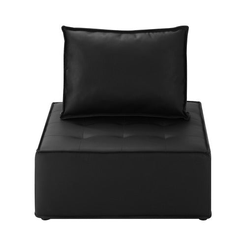 LIVING FUSION VALERI ARMLESS LOUNGE CHAIRS (SET OF 2)