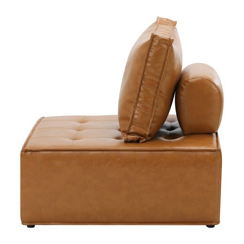 LIVING FUSION VALERI ARMLESS LOUNGE CHAIRS (SET OF 2)