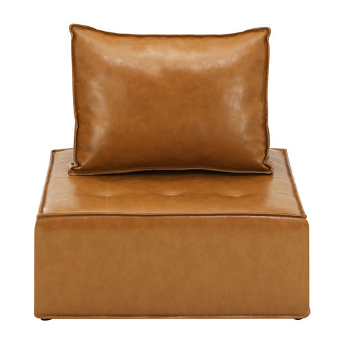 LIVING FUSION VALERI ARMLESS LOUNGE CHAIRS (SET OF 3)