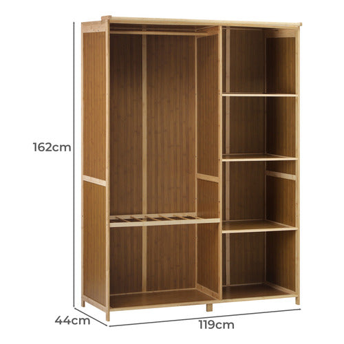 LIVING FUSION VEDA BAMBOO OPEN WARDROBE