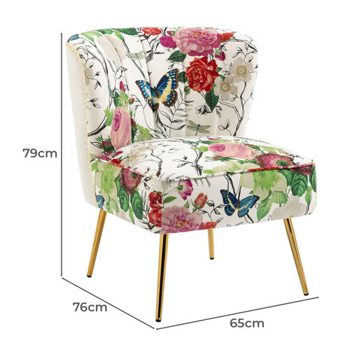 SHIRLEY LANE FURNITURE VELUZ ACCENT CHAIR