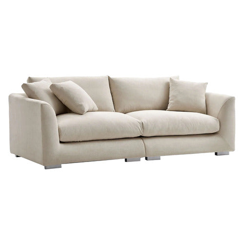 YORK STREET VERA 3 SEATER UPHOLSTERED SOFA