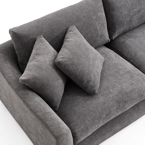 YORK STREET VERA 3 SEATER UPHOLSTERED SOFA