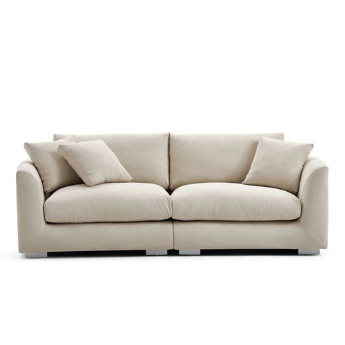 YORK STREET VERA 3 SEATER UPHOLSTERED SOFA