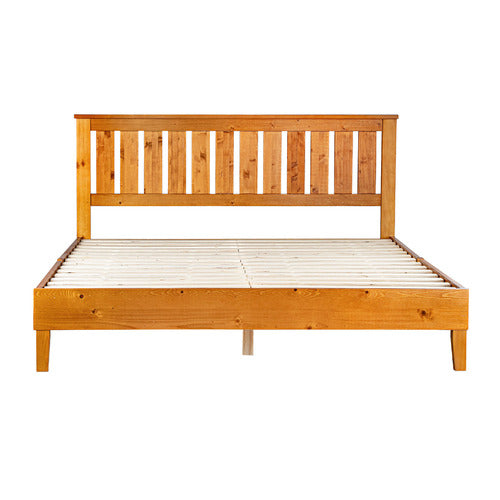 EXPERT HOMEWARES VERELLE PINE WOOD BED FRAME