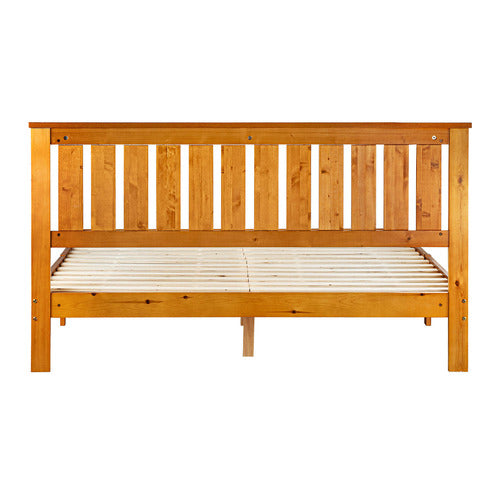 EXPERT HOMEWARES VERELLE PINE WOOD BED FRAME