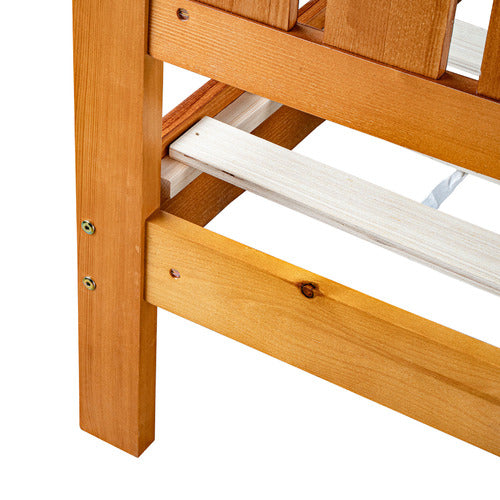 EXPERT HOMEWARES VERELLE PINE WOOD BED FRAME