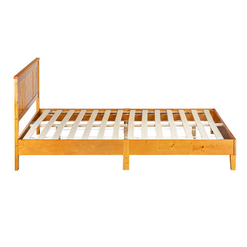EXPERT HOMEWARES VERELLE PINE WOOD BED FRAME