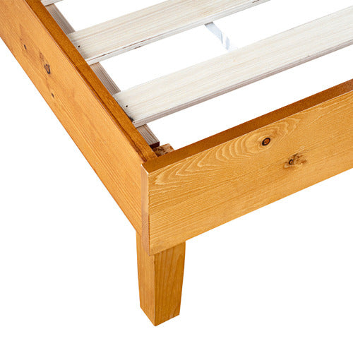 EXPERT HOMEWARES VERELLE PINE WOOD BED FRAME