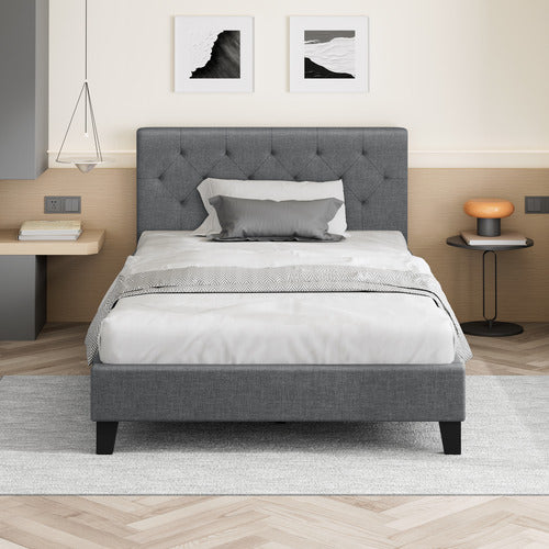 HOXTON ROOM VERNON UPHOLSTERED BED