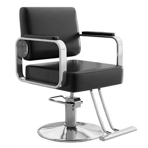MODERN COLLECTIVE VERONICA FAUX LEATHER SALON CHAIR